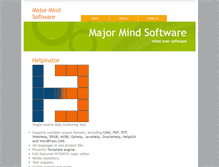 Tablet Screenshot of majormind.com